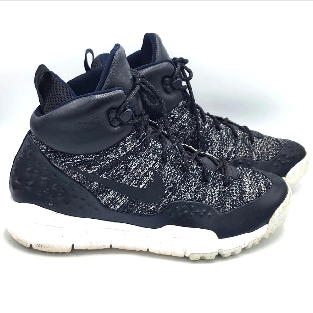 Nike Lupinek Flynit Black OREO Sneaker Boot Men's size 9 Shoes